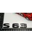 S 63 Bagaj Parlak Siyah Abs 3m 3D Yazı Logo 5