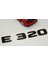 E 320 Bagaj Parlak Siyah Abs 3m 3D Yazı Logo 3