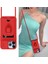 Apple iPhone 13 Pro Kılıf ve Kart Tutucu Halkalı Stand [manyetik] iPhone 13 Pro Max Için Sıvı Silikon Çizilmeye Dayanıklı Darbeye Dayanıklı Lensi Kamera Koruma Kılıfı Kırmızı 1