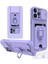 Apple iPhone 13 Pro Kılıf ve Kart Tutucu Halkalı Stand [manyetik] Apple iPhone 13 Pro Max Için Sıvı Silikon Çizilmeye Dayanıklı Darbeye Dayanıklı Lensi Kamera Koruma Kılıfı Lila 2