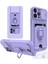 Apple iPhone 13 Pro Max Kılıf ve Kart Tutucu Halkalı Stand [manyetik] Apple iPhone 13 Pro Max Için Sıvı Silikon Çizilmeye Dayanıklı Darbeye Dayanıklı Lensi Kamera Koruma Kılıfı Lila 2