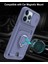 Apple iPhone 11 Kılıf ve Kart Tutucu Halkalı Stand [manyetik] Apple iPhone 13 Pro Max Için Sıvı Silikon Çizilmeye Dayanıklı Darbeye Dayanıklı Lensi Kamera Koruma Kılıfı Lila 4