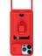 Apple iPhone 11 Kılıf ve Kart Tutucu Halkalı Stand [manyetik] Apple iPhone 13 Pro Max Için Sıvı Silikon Çizilmeye Dayanıklı Darbeye Dayanıklı Lensi Kamera Koruma Kılıfı Kırmızı 2