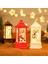 LED Işıklı Mum Noel Baba Kardan Adam Dekor Işık Yılbaşı Işıkları Dekor Masa Lambası Noel Pilli LED Işık 2