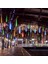 Renkli Meteor LED Işık Akan Işık Renkli Yağmur Damlası Işık Yılbaşı Işıkları Multi Colors Meteor LED Light 3.40 Metre 10 Çubuklu Akan Işık 2