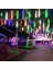 Renkli Meteor LED Işık Akan Işık Renkli Yağmur Damlası Işık Yılbaşı Işıkları Multi Colors Meteor LED Light 3.40 Metre 10 Çubuklu Akan Işık 3