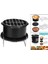 Paslanmaz 6 inç Yui / Xiaomi / Philips / Kumtel Uyumlu Air Fryer Aksesuarı - Siyah / Gümüş (Yurt Dışından) 5