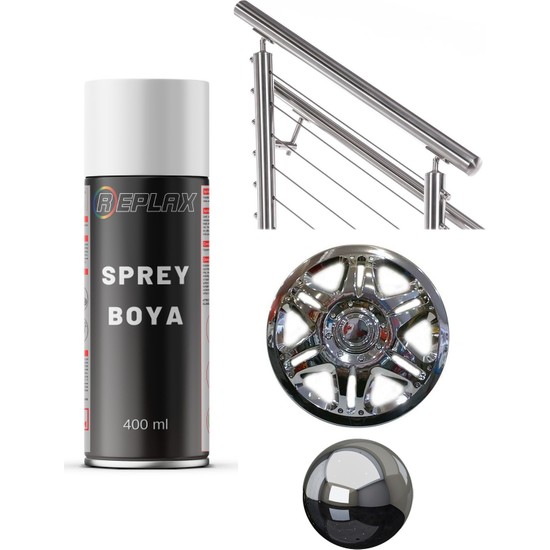 Replax Krom Nikelaj Efekt Sprey Boya 400 Ml Fiyatı