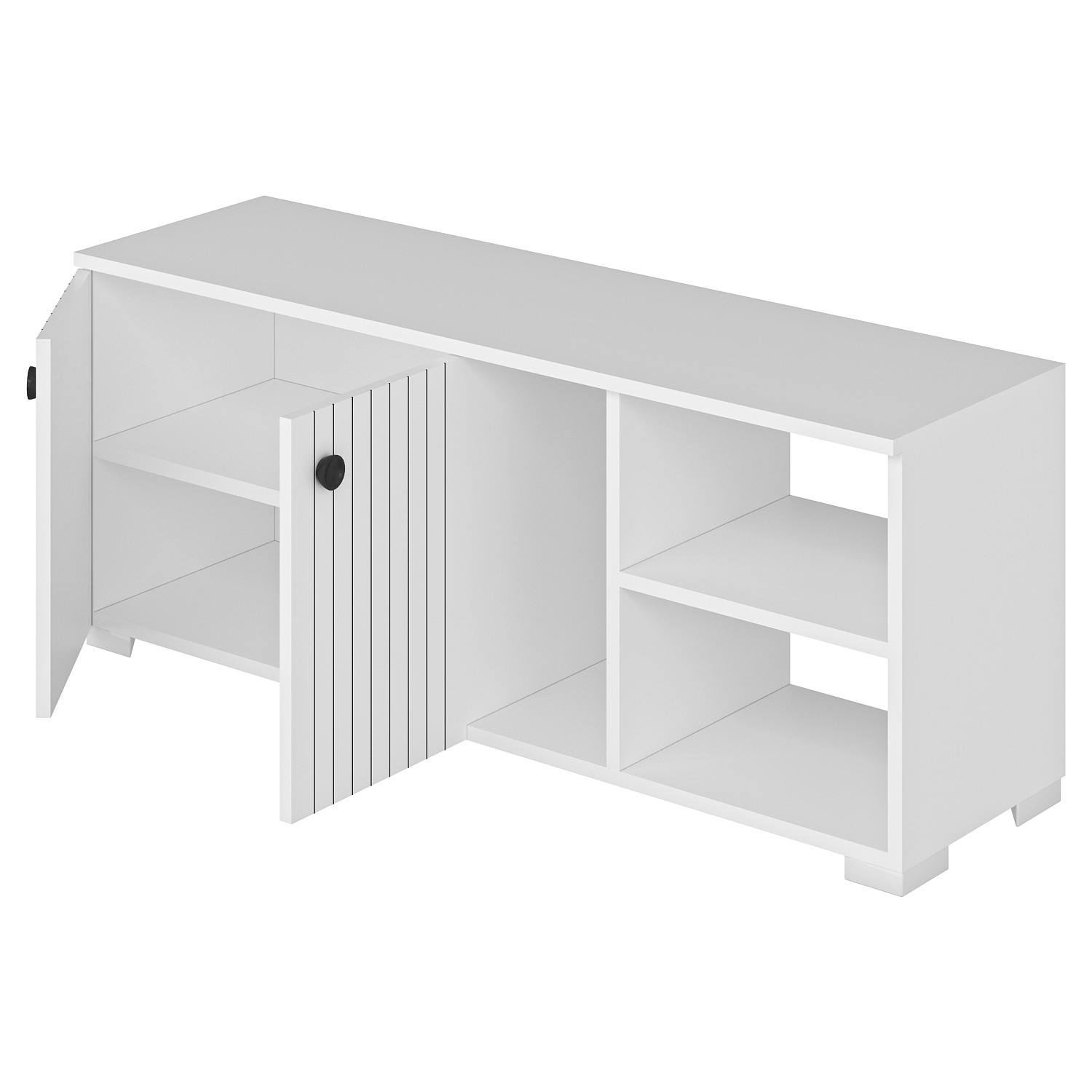 Zerka Concept Flexy Iki Kapaklı Beş Raflı Ayakkabılık Beyaz Fiyatı