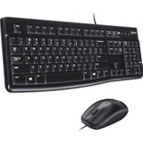 Logitech MK120 USB Kablolu Tam Boyutlu Türkçe Klavye Mouse Seti - Siyah