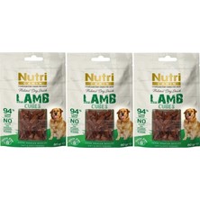 Nutri Canin Lamb Cubes Tahılsız Kuzu Küpleri Köpek Ödülü 80GR 3 Adet