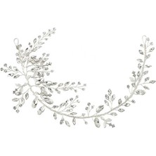 Bba New Trend Kristal Gelin Tacı,saç Aksesuarı Gelin Kına Tacı Düğün Aksesuarı