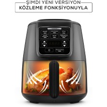 Karaca Air Pro Cook Köz XL Airfryer Black Shine 4 Kişilik