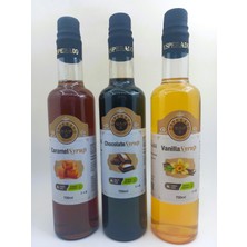 Esperado  Kahve Şurubu  -Vanilya - Karamel - Çikolata * Aromalı - Şekersiz  750ml * 3