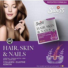 Swiss Bork Swiss Bork® Hair, Skin And Nails 30 Kapsül (Saç Tırnak ve Cilt Sağlığı   ve Keratin)