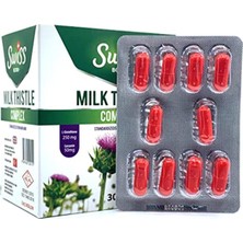 Swiss Bork Swiss Bork® Milk Thistle Complex 300 Mg Silymarin DeDikeni Detoks 30 Vegan Kapsül