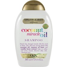 Ogx Coconut Miracle Oil Yıpranma Karşıtı Sülfatsız Şampuan (2 x 385 Ml)