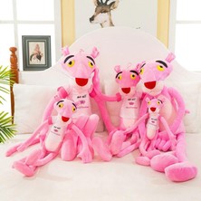 Elifeshop Ithal Kumaş Efsane The Pink Panther Pembe Panter Aksiyon Figür Tişörtlü Peluş Oyuncak 60 Cm.