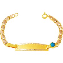 Bilezikci 14 Ayar Altın Hediyelik Çocuk Künyesi