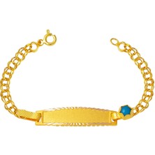 Bilezikci 14 Ayar Altın Hediyelik Bebek Künyesi