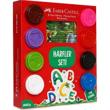 Faber-Castell Oyun Hamuru Harfler Seti 50G x 8