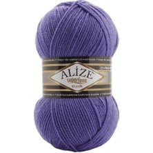 Alize Superlana Klasik El Örgü Ipi Menekşe 851