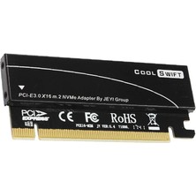 Nvme M.2 Ila 3.0 X16 Adaptör Kartı, Destek 2230 2242 2260 2280(Yurt Dışından)