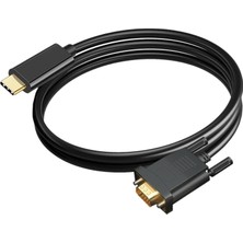 USB C - VGA Adaptör Kablosu 10GBPS 1080P Monitörler Için Dönüştürücü(Yurt Dışından)