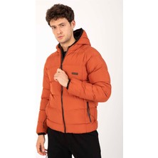 Maraton Sportswear Erkek Şişme Kapüşonlu Mont