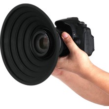 Katlanabilir Kamera Lens Davlumbazları Lens Protetor Lens Davlumbazları 70 mm Ila 90 mm Için