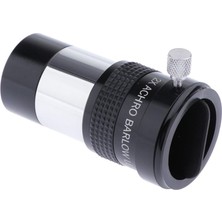 1.25 "teleskop Için 2x Lens Tam Metal Muhafaza