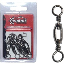 Captain 5004 Ortası Açık Rulmanlı Fırdöndü Nikel 2/0