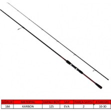 Captain 1447 Sea Bass Game 2 Parça Spin Kamış 10-30gr Atar  240 CM