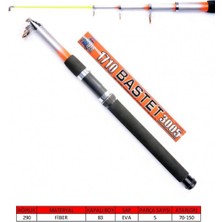 Captain 1710 Bastet Teleskopik Kamış 70-150gr Atar  350 CM