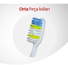 Colgate Extra Clean Dil Temizleyicili Arka Dişlere Uzanan Orta Diş Fırçası 3'lü