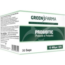 Green Farma Probi̇yotik & Prebi̇yotik (10 Milyar) 30 Saşe