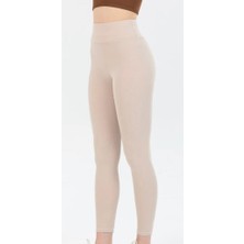 Egn Fashion Fitilli Yüksek Bel, Şardonlu Tayt