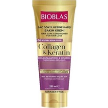 Bioblas Collagen & Keratin Içeren Bakım Kremi 250 Ml