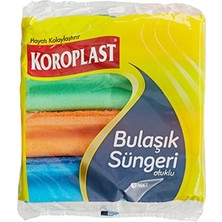 Koroplast Oluklu Bulaşik Süngeri 8'li (1 x 8 Adet)