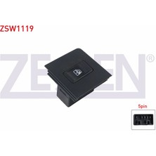 Otoco Fıat Uno 70 1994-2000 Cam Açma Anahtarı Tekli 5 Pin 181980280|1819801