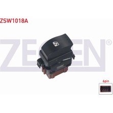Otoco Renault Trafıc Iı 2001-2014 Cam Açma Anahtarı Tekli 6 Pin Kahve Soketli Turuncu Işık 8200057321