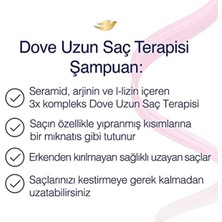 Dove Saç Bakım Şampuanı Uzun Saç Terapisi Uzun Yıpranmış Saçlar Için (400 Ml)