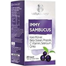 Naturalnest Immy Sambucus Beta Glukan-Propolis 20 Kapsül
