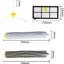 Gorgeous Robot Roomba 800 900 Serisi Için Ikmal Kiti 870 / 871 / 880 / 980 / 990 Robotik Elektrikli Süpürge Aksesuar Yedek Parçaları (Yurt Dışından)