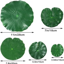 10 Parça 5 Çeşit Yapay Yüzen Köpük Lotus Yaprakları Zambak Pedleri Yapay Yeşillik Gölet Dekor Havuz Akvaryum Dekor Için (Yurt Dışından)