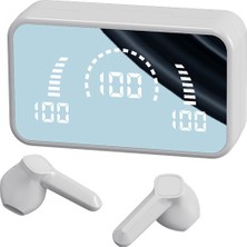 Patlayan Bluetooth Kulaklık Ayna Geniş Ekran Kablosuz Iki Kulak Özel Model Cep Telefonu Kulaklık V9