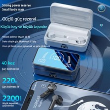 Patlayan Bluetooth Kulaklık Ayna Geniş Ekran Kablosuz Iki Kulak Özel Model Cep Telefonu Kulaklık V9