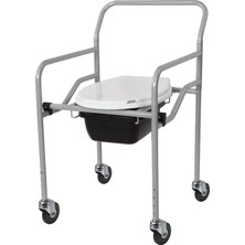 Medikal Birlik Medikalbirlik Katlanır Tekerlekli Banyo Tuvalet Sandalyesi