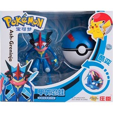 ThreeMB Toys Pokemon Orijinal Lisanslı Elf Topu Ash-Greninja