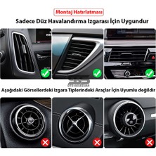 STS Oto Aksesuar Araç Içi Klima Havalandırma Izgarası Yeşil Trim Seti Film Şerit Havalandırma Izgarası Yeşil Trim Şerit Satıcı :